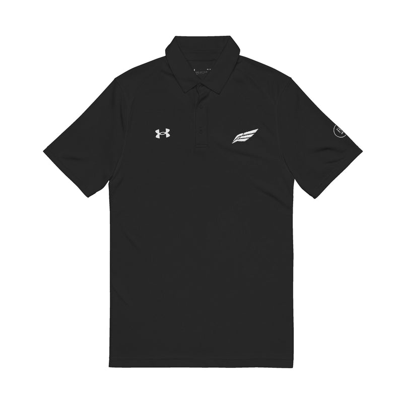 Heritage Founders Under Armour® Performance Polo — Navy & Black - Broken Wing Heritage Co.